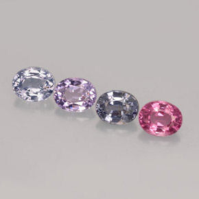 Achetez naturel ct multicolore spinelle gems, coupe ovale, en provenance tanzanie chez gemselect. en stock, livraison internationale!