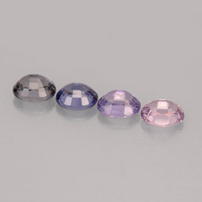 Achetez naturel ct multicolore spinelle gems, coupe ovale, en provenance tanzanie chez gemselect. en stock, livraison internationale!