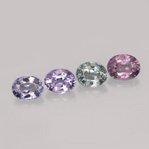Achetez naturel ct multicolore spinelle gems, coupe ovale, en provenance tanzanie chez gemselect. en stock, livraison internationale!