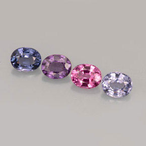 Achetez naturel ct multicolore spinelle gems, coupe ovale, en provenance tanzanie chez gemselect. en stock, livraison internationale!