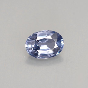 Spinelle bleue naturelle coupe ovale, 0,71 ct, VS