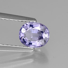 Spinelle violet naturelle coupe ovale, 0,78 ct, VS