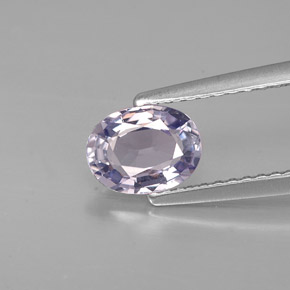 Spinelle violet naturelle coupe ovale, 0,89 ct, VVS