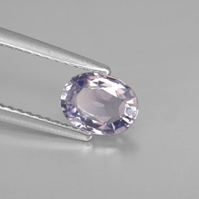 Spinelle violet naturelle coupe ovale, 0,89 ct, VVS