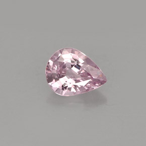 Spinelle rose naturelle en forme de poire, 0,58 ct, VVS-VS