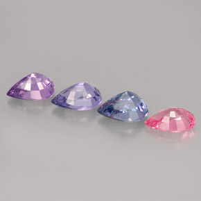Achetez naturel ct multicolore spinelle gems, en forme de poire, en provenance tanzanie chez gemselect. en stock, livraison internationale!