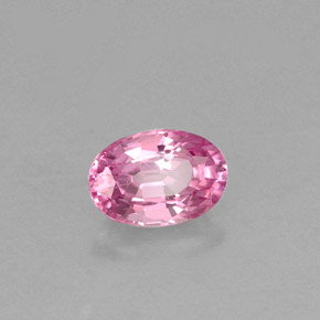 Spinelle rose naturelle coupe ovale, 0,55 ct, VS