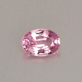 Spinelle rose naturelle coupe ovale, 0,52 ct, VVS-VS