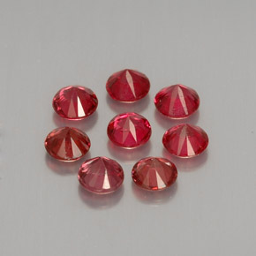 Achetez naturel ct rouge spinelle gems, coupe roude, en provenance myanmar (birmanie) chez gemselect. en stock, livraison internationale!