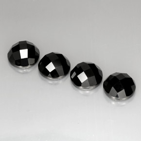 Achetez naturel ct noir spinelle gems, coupe roude, en provenance thaïlande chez gemselect. en stock, livraison internationale!