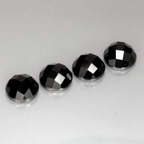 Achetez naturel ct noir spinelle gems, coupe roude, en provenance thaïlande chez gemselect. en stock, livraison internationale!