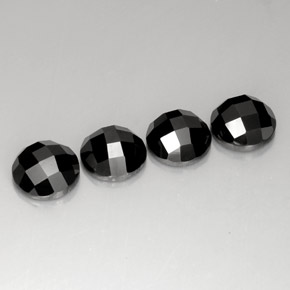 Achetez naturel ct Noire Spinelle gems, Coupe roude, En provenance Thaïlande chez GemSelect. En stock, livraison internationale!