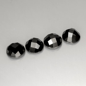 Achetez naturel ct noir spinelle gems, coupe roude, en provenance thaïlande chez gemselect. en stock, livraison internationale!