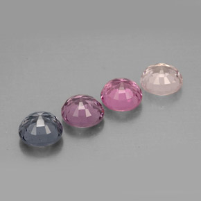 Achetez naturel ct multicolore spinelle gems, coupe roude, en provenance myanmar (birmanie) chez gemselect. en stock, livraison internationale!