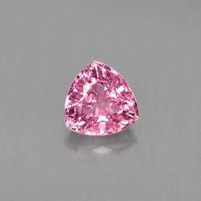 Spinelle rose naturelle trillion, 0,64 ct, VS