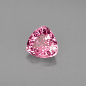 Spinelle rose naturelle trillion, 0,64 ct, VS