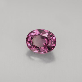 Spinelle pourpre naturelle coupe ovale, 0,82 ct, VVS-VS