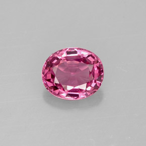 Spinelle violet naturelle coupe ovale, 0,88 ct, VVS-VS