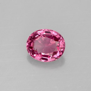 Spinelle violet naturelle coupe ovale, 0,88 ct, VVS-VS