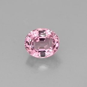 Spinelle pourpre naturelle coupe ovale, 0,82 ct, VVS-VS