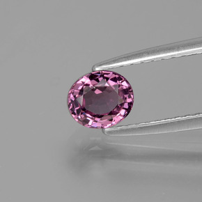 Spinelle violet naturelle coupe ovale, 0,59 ct, VVS-VS