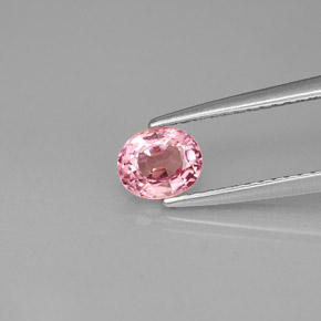 Spinelle rose naturelle coupe ovale, 0,63 ct, VS