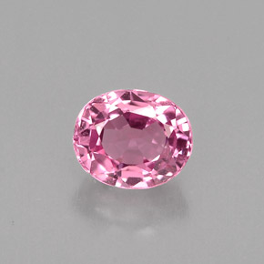 Spinelle rose naturelle coupe ovale, 0,67 ct, VVS-VS
