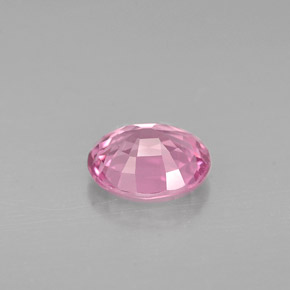 Spinelle rose naturelle coupe ovale, 0,88 ct, VVS-VS