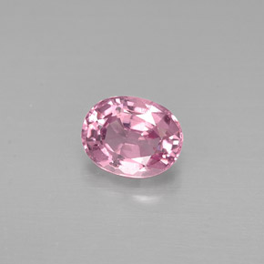 Spinelle rose naturelle coupe ovale, 0,80 ct, VVS-VS