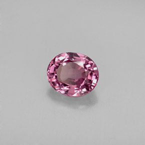 Spinelle violet naturelle coupe ovale, 0,83 ct, VVS-VS