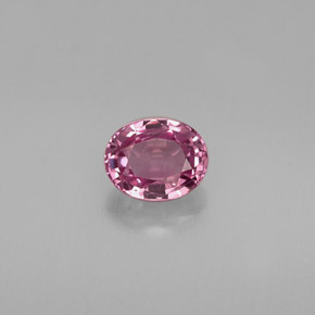 Spinelle violet naturelle coupe ovale, 0,54 ct, VVS-VS