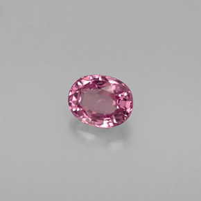 Spinelle violet naturelle coupe ovale, 0,54 ct, VVS-VS