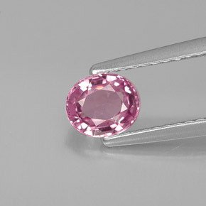 Spinelle rose naturelle coupe ovale, 0,69 ct, VVS-VS