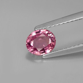 Spinelle violet naturelle coupe ovale, 0,70 ct, VVS-VS