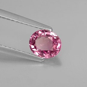 Spinelle violet naturelle coupe ovale, 0,82 ct, VS