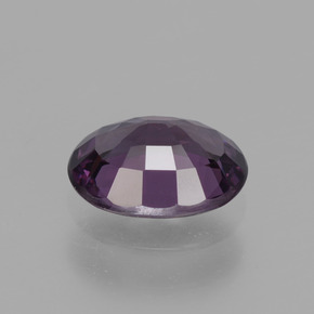 Spinelle pourpre naturelle coupe ovale, 0,82 ct, VVS
