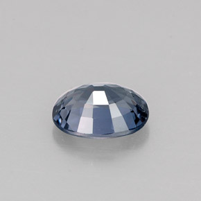 Spinelle bleue naturelle coupe ovale, 0,90 ct, VVS