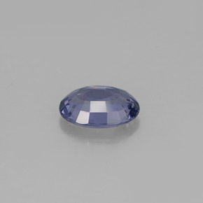 Spinelle bleue naturelle coupe ovale, 0,88 ct, VVS-VS
