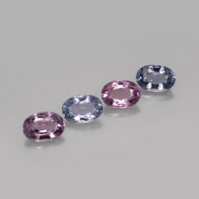 Achetez naturel ct multicolore spinelle gems, coupe ovale, en provenance tanzanie chez gemselect. en stock, livraison internationale!