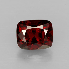 Spinelle rouge naturelle coupe coussin, 1,06 ct, VVS