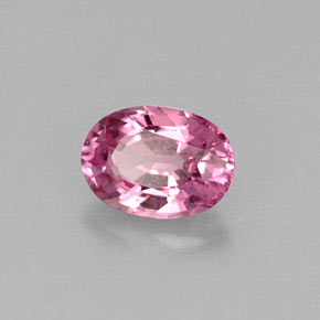 Spinelle pourpre naturelle coupe ovale, 0,92 ct, VVS-VS