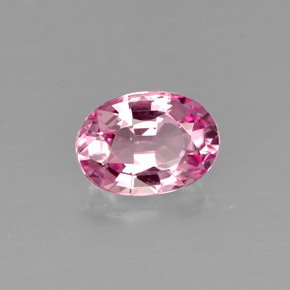 Spinelle rose naturelle coupe ovale, 1,00 ct, VVS