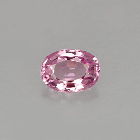 Spinelle rose naturelle coupe ovale, 1,04 ct, VVS