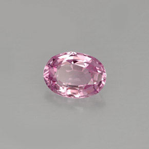 Spinelle rose naturelle coupe ovale, 1,04 ct, VVS