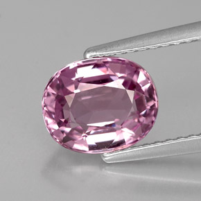 Spinelle violet naturelle coupe ovale, 2,10 ct, VVS
