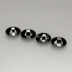 Achetez naturel ct noir spinelle gems, coupe ovale, en provenance thaïlande chez gemselect. en stock, livraison internationale!