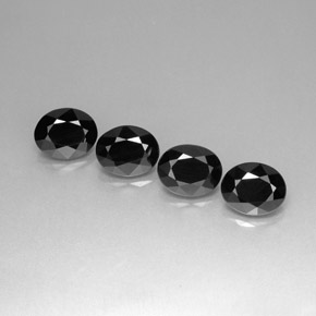 Achetez naturel ct noir spinelle gems, coupe ovale, en provenance thaïlande chez gemselect. en stock, livraison internationale!