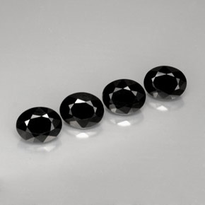 Achetez naturel ct noir spinelle gems, coupe ovale, en provenance thaïlande chez gemselect. en stock, livraison internationale!