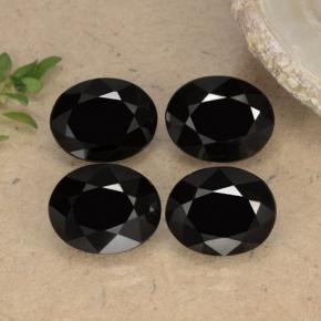 Achetez naturel ct noir spinelle gems, coupe ovale, en provenance thaïlande chez gemselect. en stock, livraison internationale!