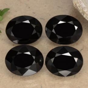Achetez naturel ct noir spinelle gems, coupe ovale, en provenance thaïlande chez gemselect. en stock, livraison internationale!